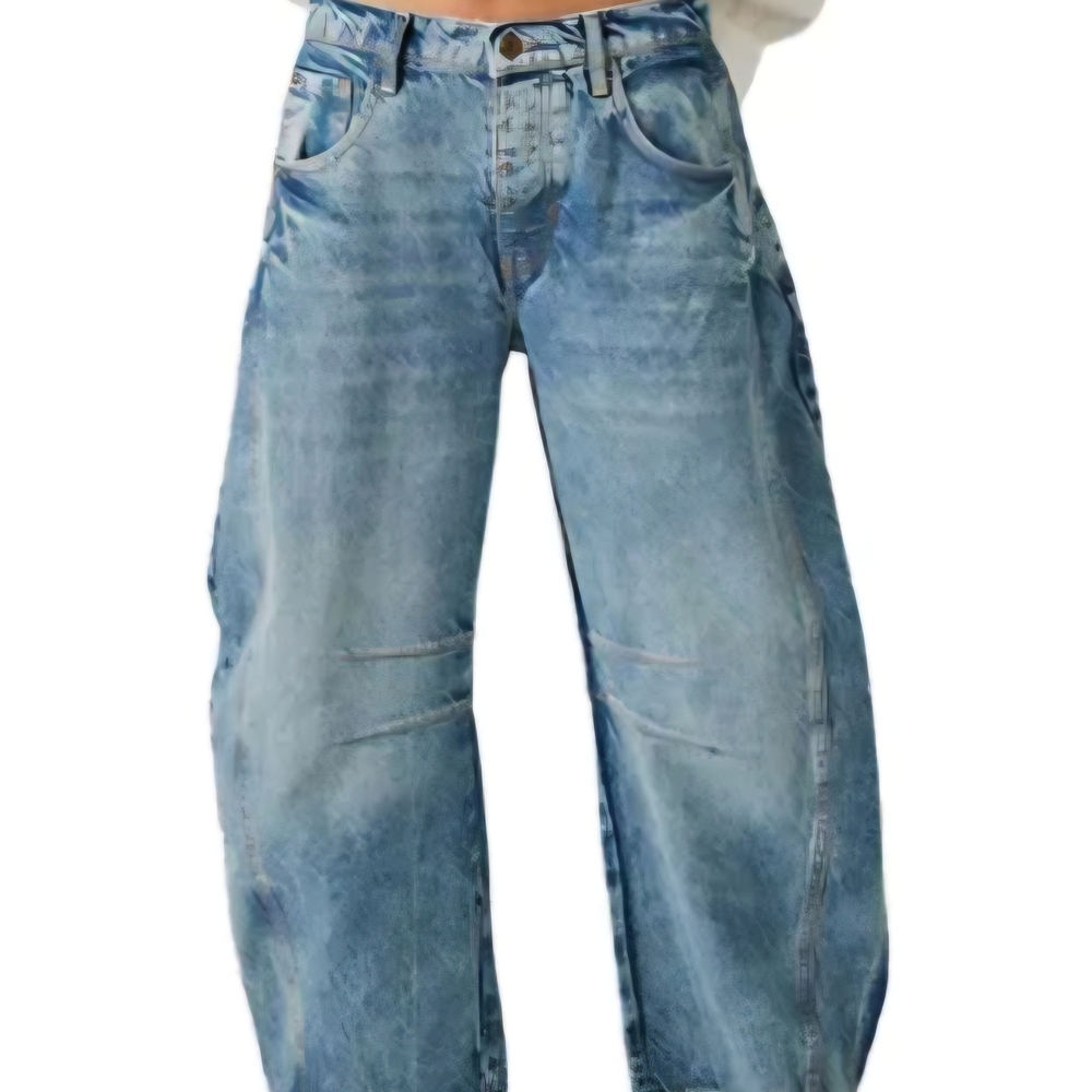 We The Free Blue Flare & Wide Leg Jeans